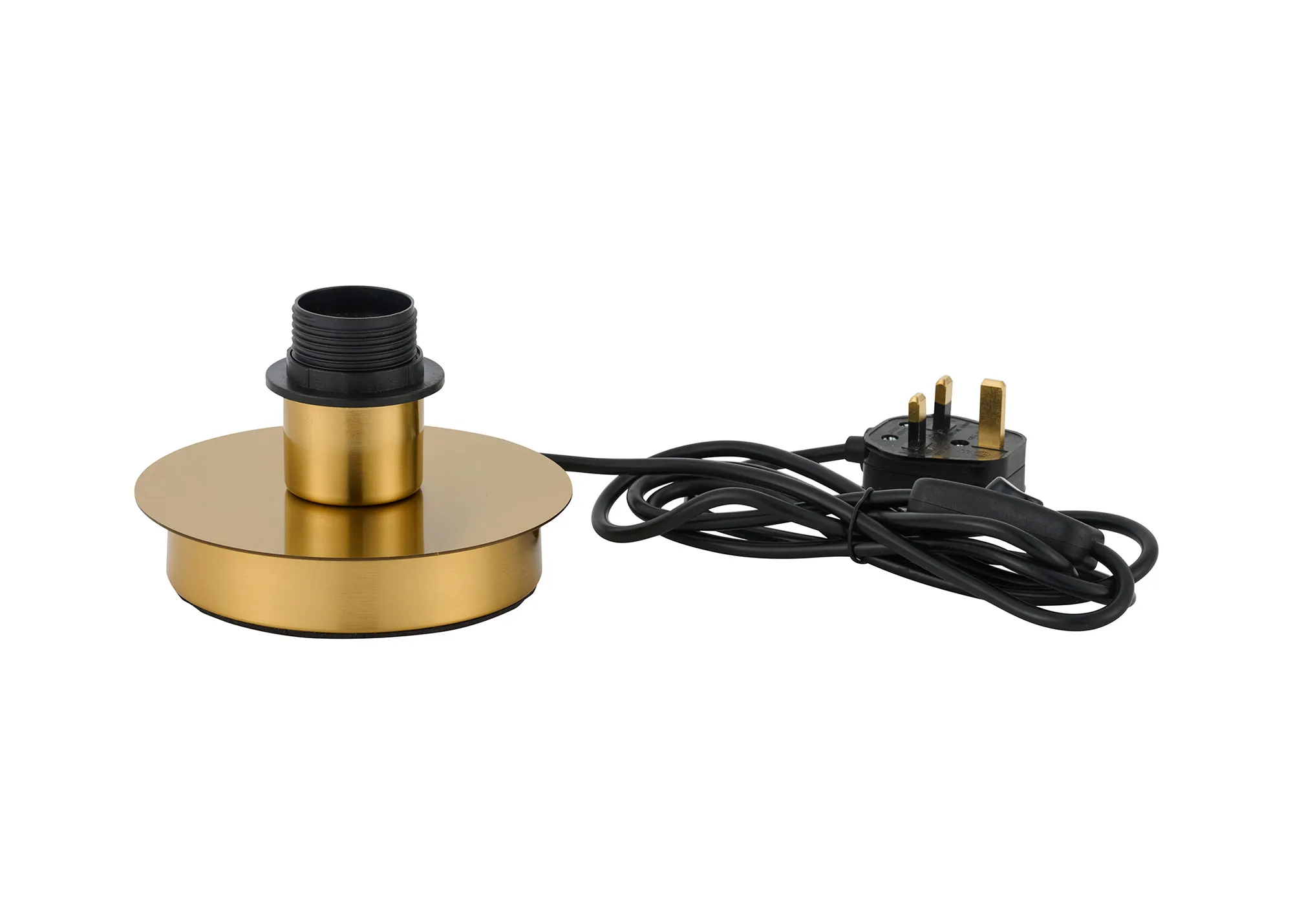 D1050AG  Carrie Antique Gold E27 Universal Base Table Lamp Suitable For A Vast Selection Of Shades